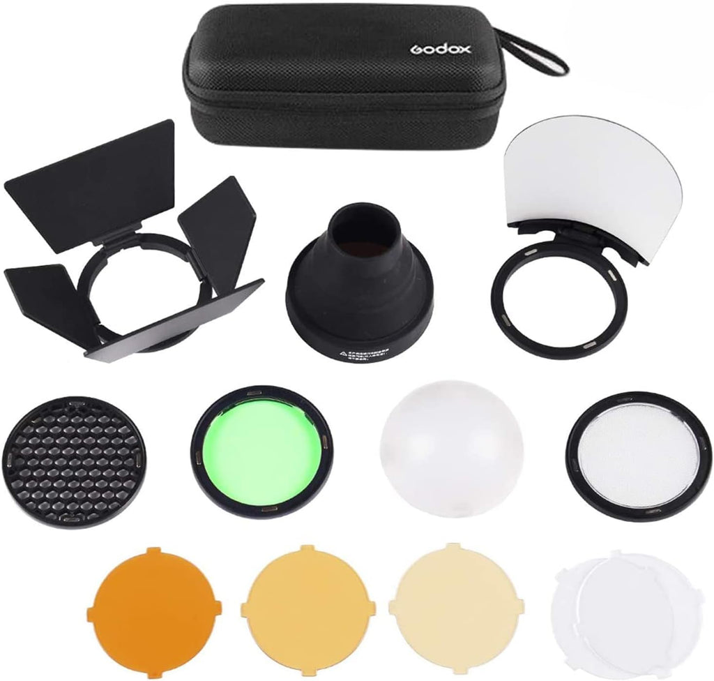 Godox AK-R1 Accessories Kit for Godox H200R Ring Flash Head Godox AD100PRO / AD200 / AD200Pro / Godox V1 / Godox V1 Pro Round Head Flash Accessories Easy to Use