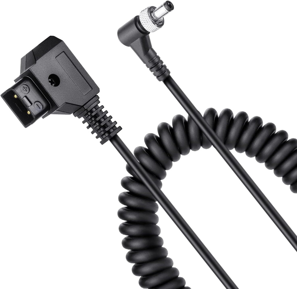 FOMITO D-Tap Power Cable D-TAP to DC Cable for Aputure COB 60D 60X S Godox ML60 ML30 LED Video Light, LCD Monitor, Black Magic Camera etc