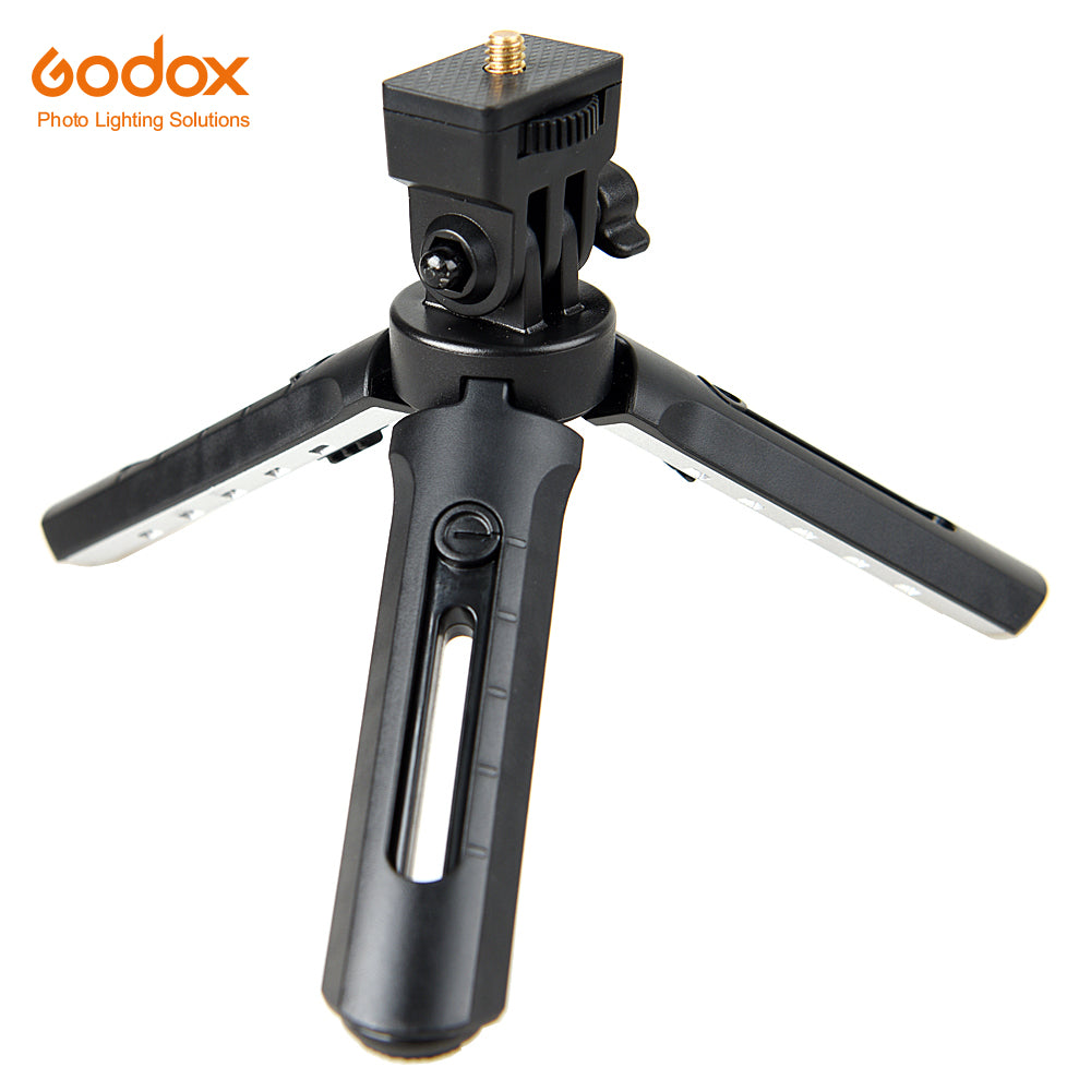 Godox MT-01 Mini Tripod Folding Table top stand and Grip Stabilizer for  Godox AD200 Godox A1 Digital Camera