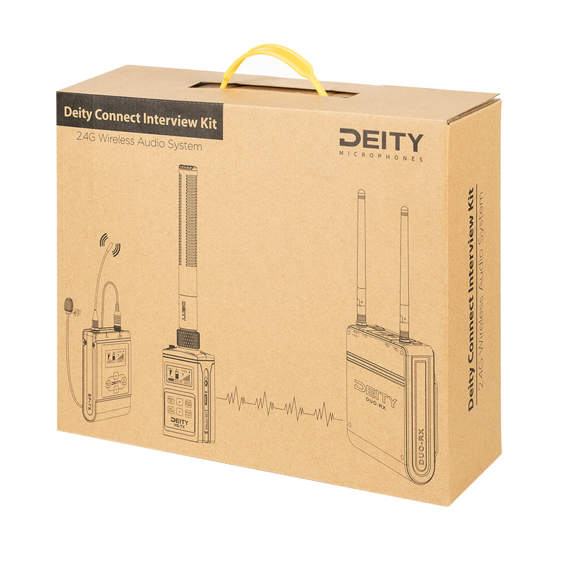 Deity HD-TX Recorder Kit Microphone Live Audio Monitoring Low Inherent Self-Noise with Holster